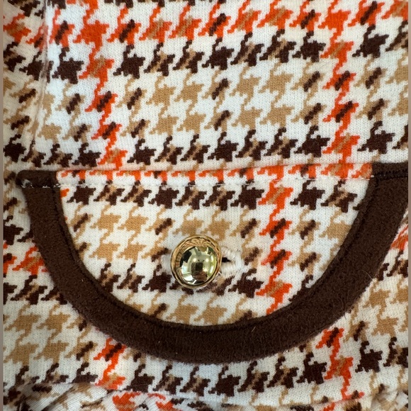 Janie and Jack size 3 houndstooth equestrian dress like new - Picture 2 of 3